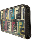 Fendi Zucca Spalmati FF Multicolor Long Wallet