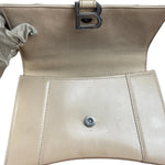 Balenciaga Beige Hourglass Top Handle Bag