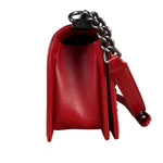 Chanel 2015 Red Medium Boy Bag