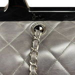 Chanel Dark Grey Cockpit Flap Shoulder Bag 2015