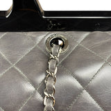 Chanel Dark Grey Cockpit Flap Shoulder Bag 2015