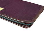 Christian Dior Vintage Canvas Maroon Long Wallet