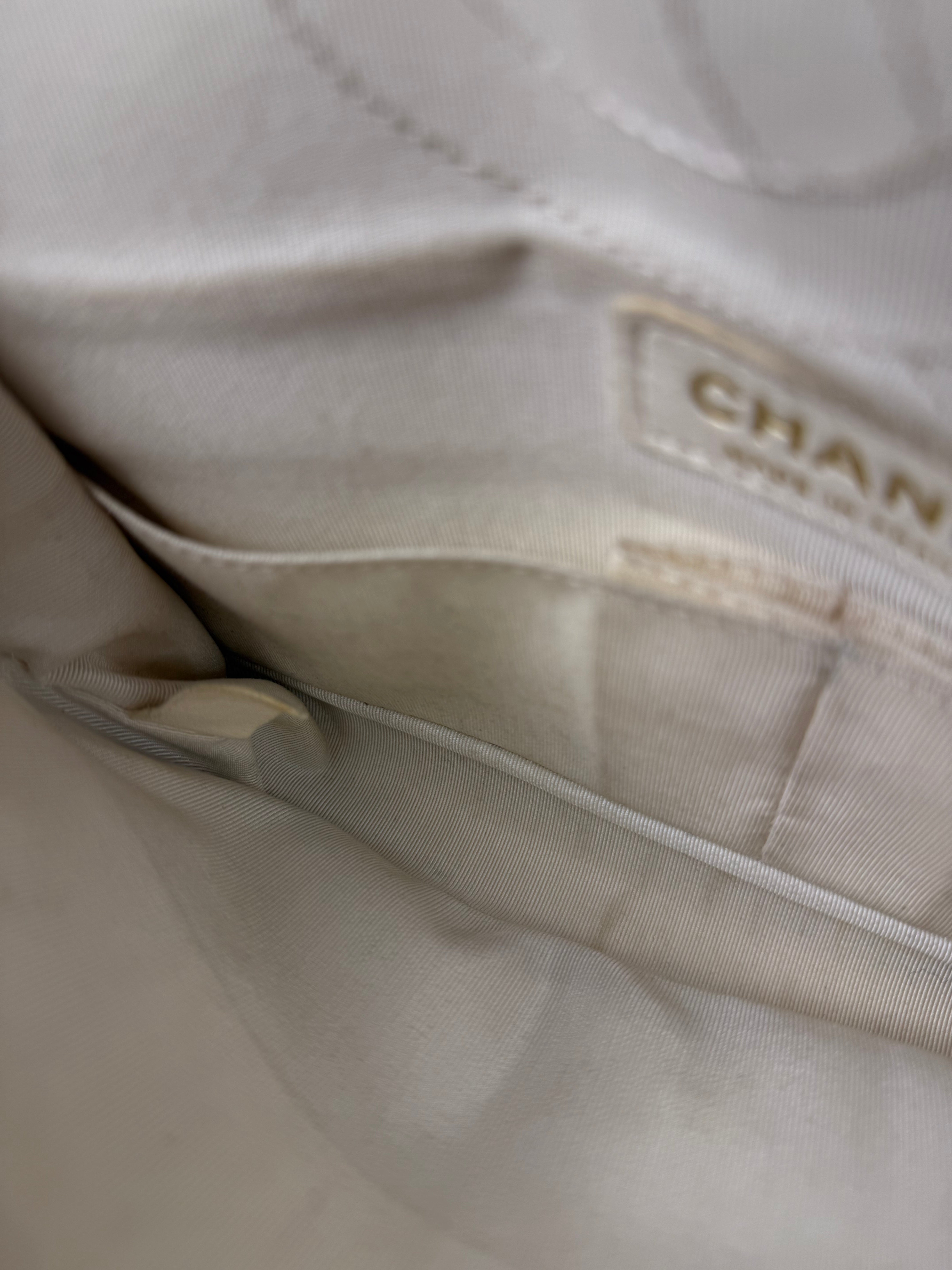 Chanel Crocodile Quilted Jersey Flap Shoulder Bag 2006