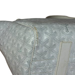 Goyard White Goyardine Sac Rouette PM Shoulder Tote