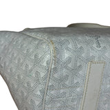 Goyard White Goyardine Sac Rouette PM Shoulder Tote