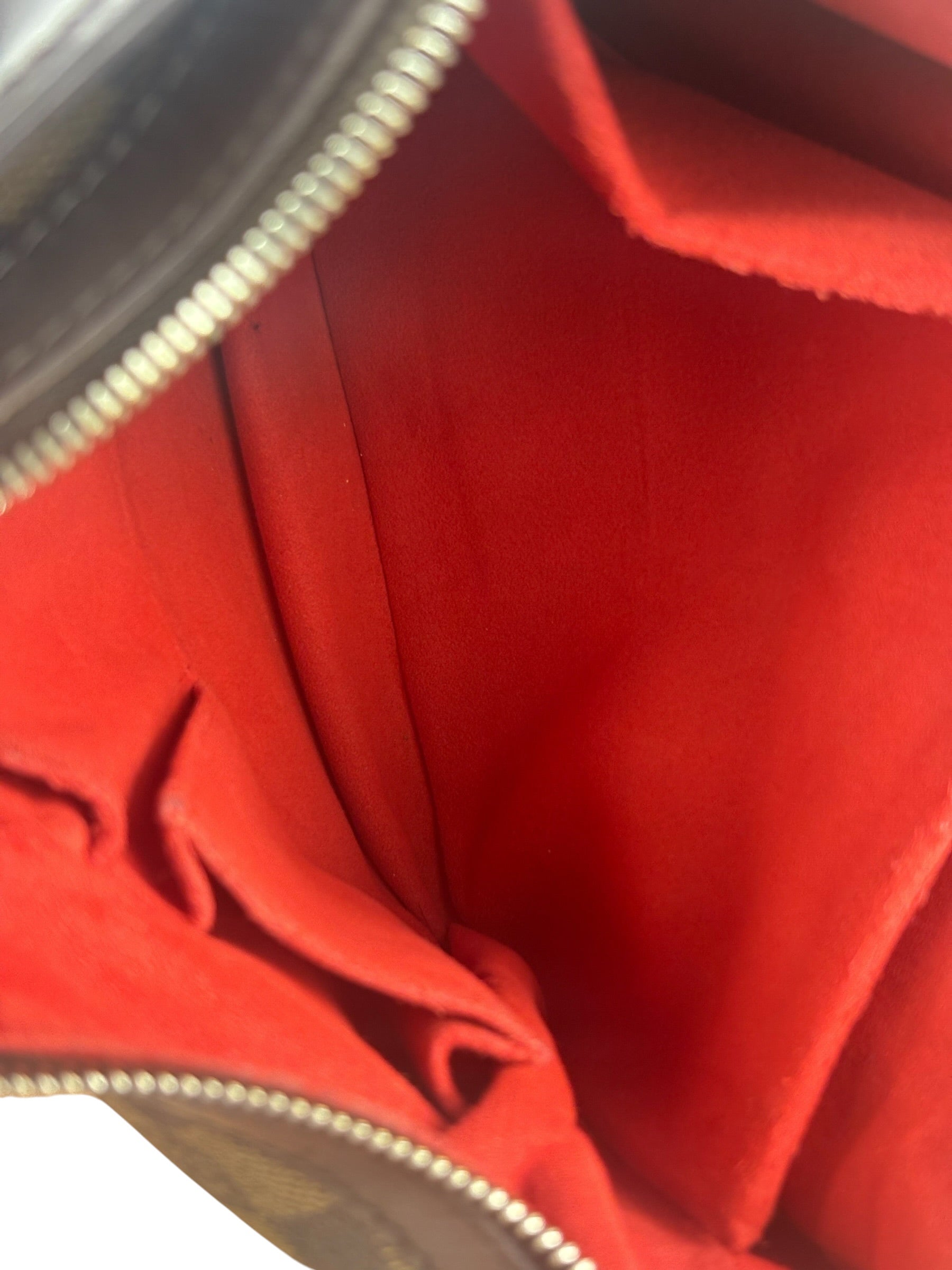 Louis Vuitton Coated Canvas Damier Ebene Highbury Shoulder Bag