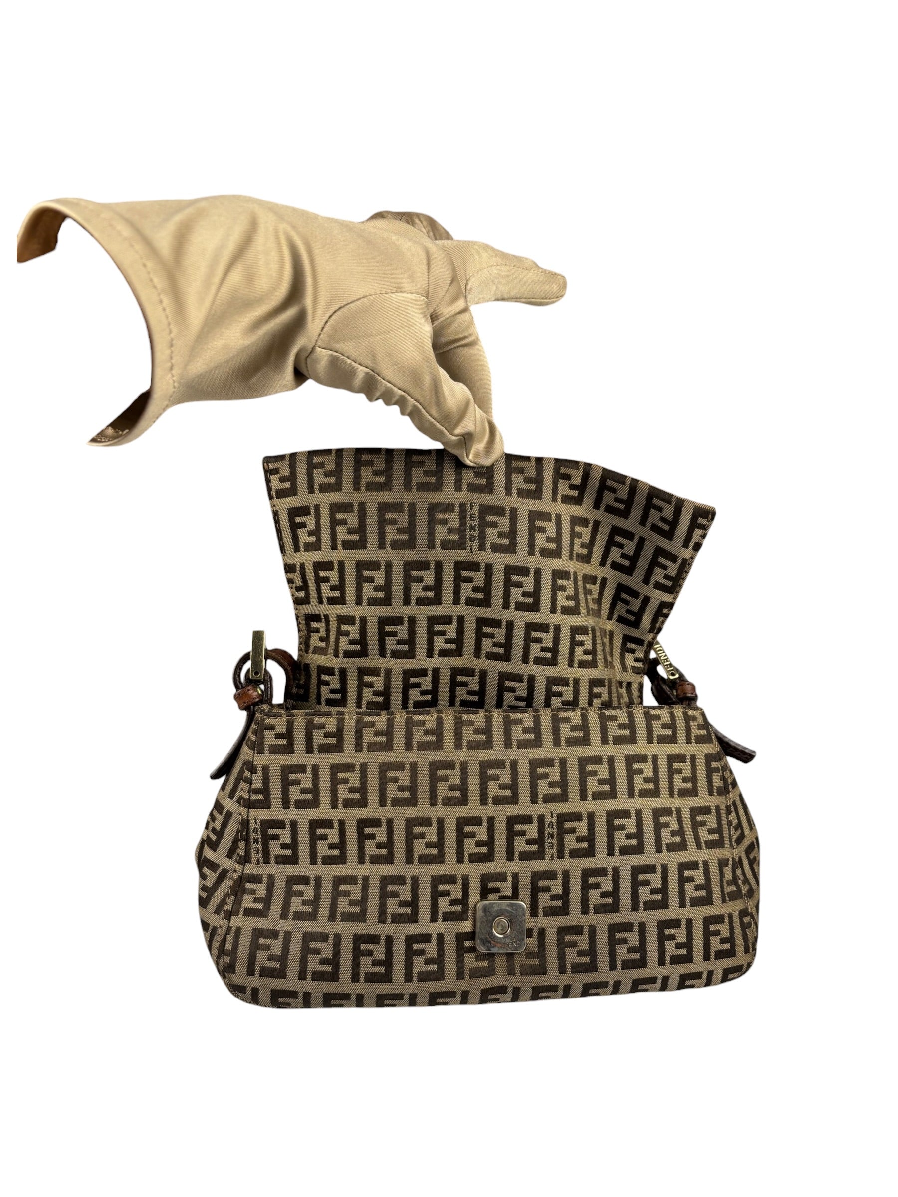 Fendi Vintage Zucchino Mamma Baguette