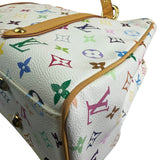 Louis Vuitton White Murakami Aurelia MM Tote Bag
