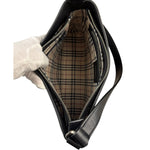Burberry Black Leather Hobo Bag