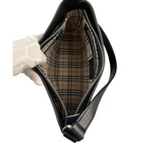 Burberry Black Leather Hobo Bag