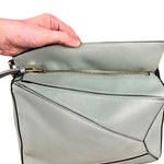 Loewe Green Medium Puzzle Bag