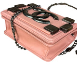 Chanel Pink Mini Boy Brick Chain Flap Bag 2013