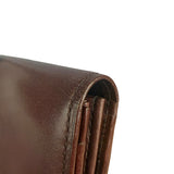 Yves Saint Laurent Red Leather Belle De Jour Flap Wallet