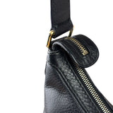 Gucci Black Leather Heritage Horsebit Hobo Bag