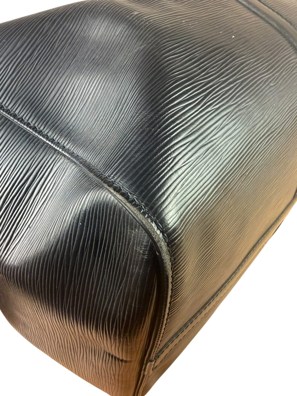 Louis Vuitton Black Epi Leather Keepall 50