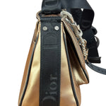 Christian Dior Bronze Coated Canvas Hardcore Shoulder Bag