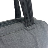 Prada Vintage Dark Grey Canvas Tote Bag