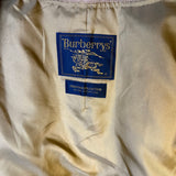 Burberry Vintage Grey Check Lined Coat