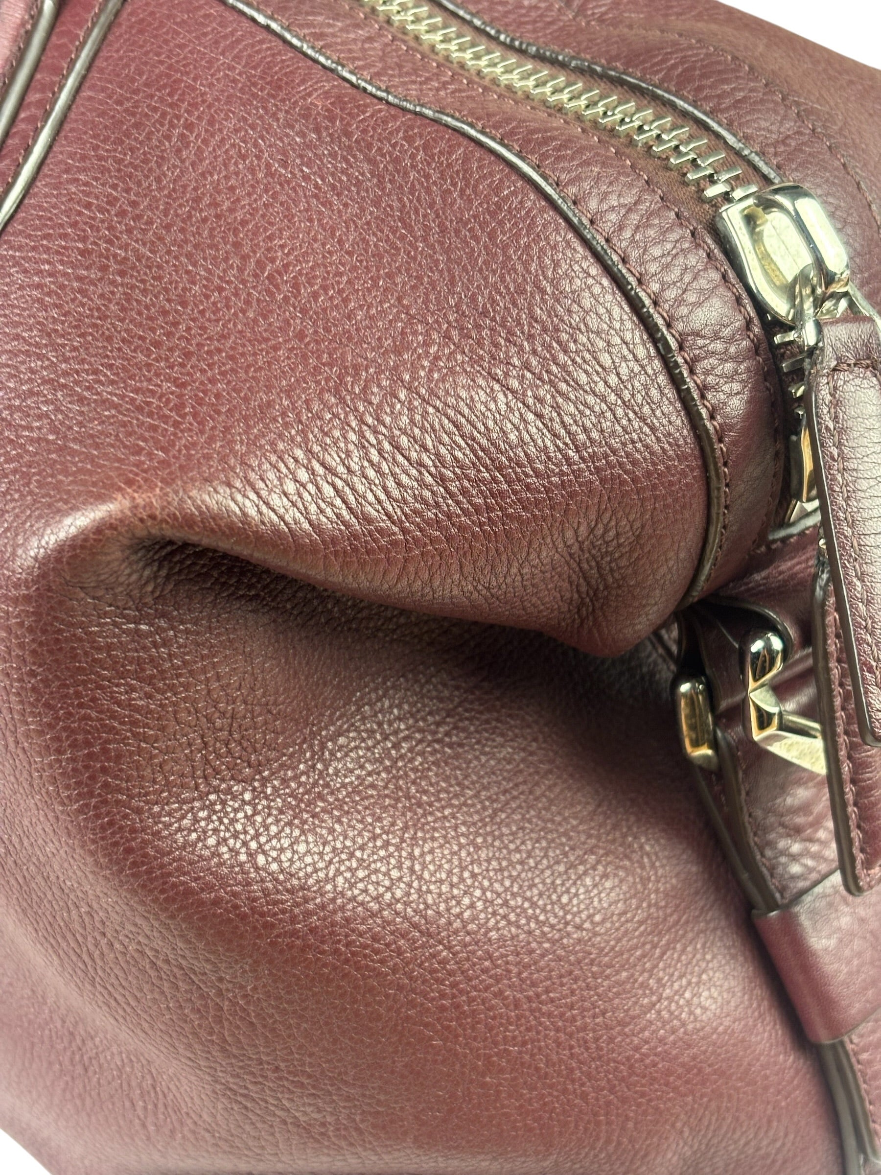 Givenchy Nightingale Burgundy Leather Two-Way Bag
