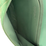 Chanel Green Quilted Patent Leather Flap Bag 2012