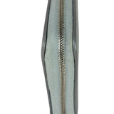 Celine Grey Leather Long Zip Around Wallet