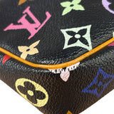 Louis Vuitton x Takashi Murakami Black Monogram Pochette