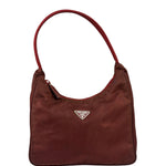 Prada Vintage Burgundy Nylon Pochette