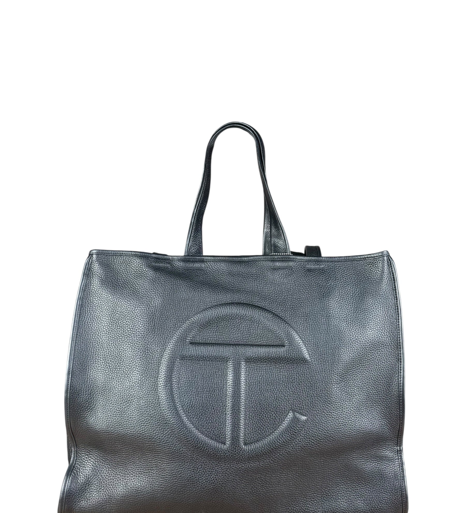 Telfar x Wilsons Black Leather Carry-All Tote