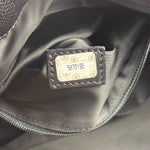 Chanel Vintage Black Caviar Leather Timeless Chain Shoulder Tote 1998