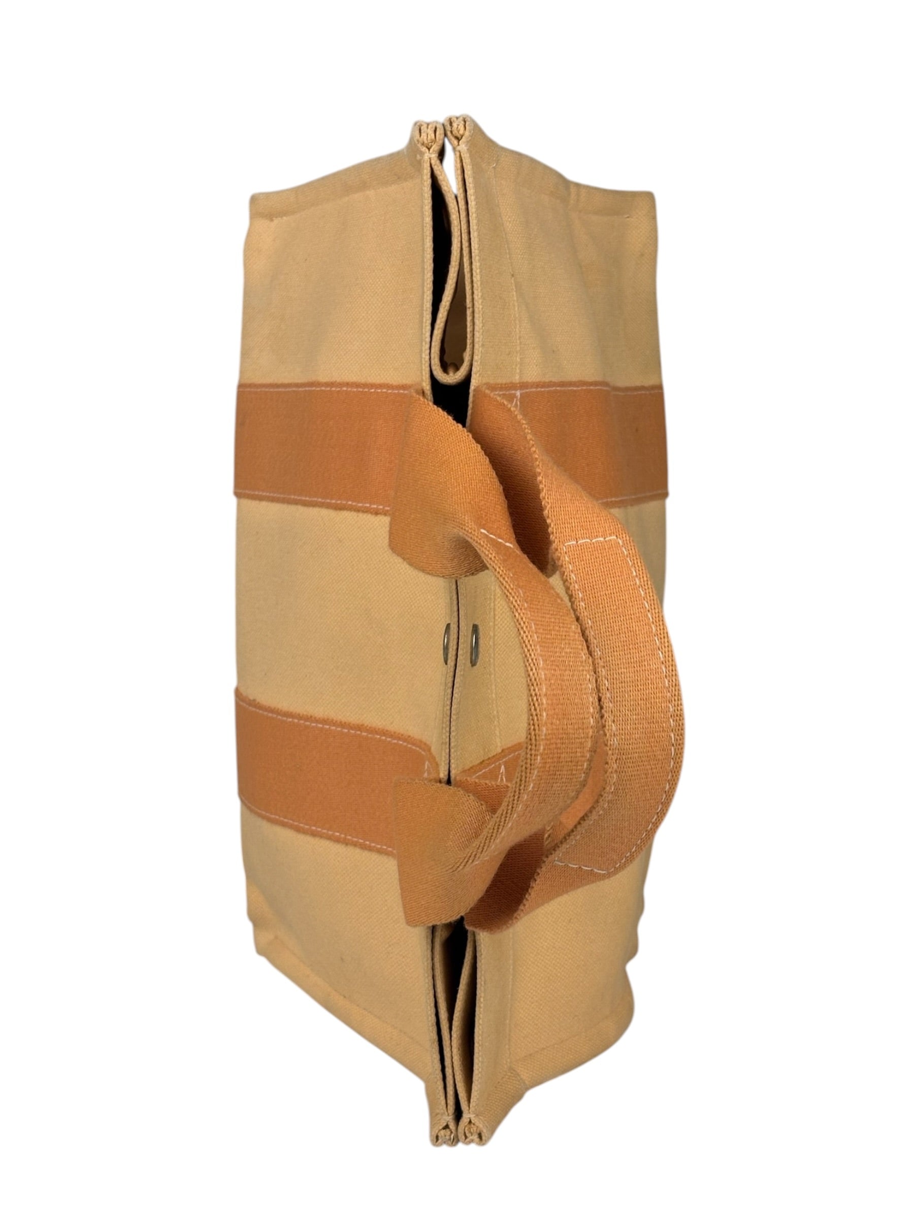 Hermes Light Beige/Orange Bora Bora Tote Bag PM