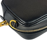 Prada Black Saffiano Leather Mini Camera Bag