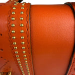 Gucci Orange Leather Snaffle Shoulder Bag
