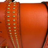 Gucci Orange Leather Snaffle Shoulder Bag