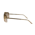 Christian Dior Vintage Gold Tone Frameless Tinted Glasses