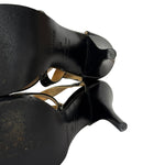 Hermes Sac Depeche Black Leather Heels