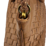 Bottega Veneta Brown Woven Intrecciato Pochette