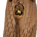 Bottega Veneta Brown Woven Intrecciato Pochette