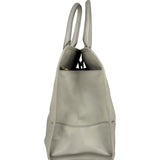Prada Saffiano Lux Leather Grey 2Way Shopping Bag