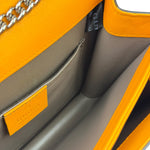 Gucci Orange GG Polished Leather Shoulder Bag