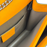 Gucci Orange GG Polished Leather Shoulder Bag
