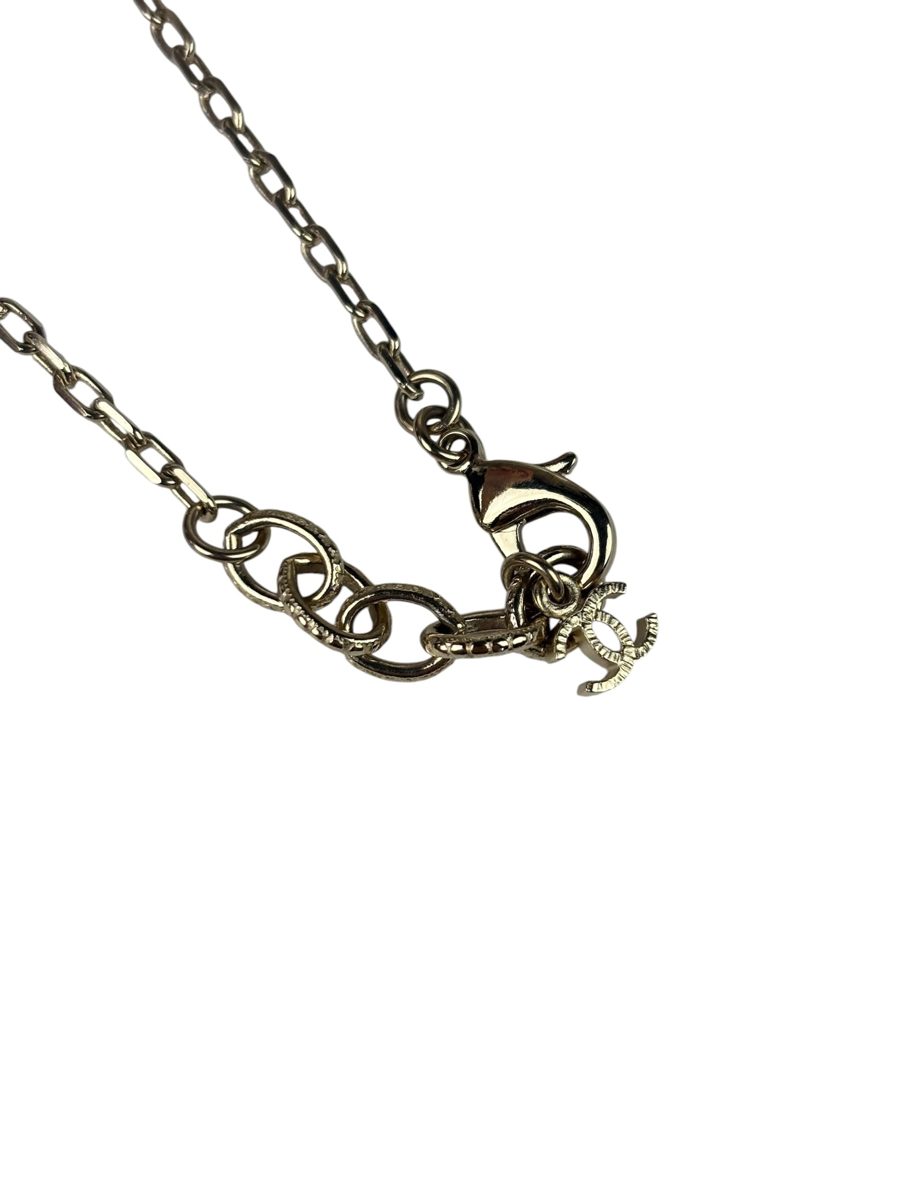 Chanel I love Coco Pearl & Heart Pendant Necklace