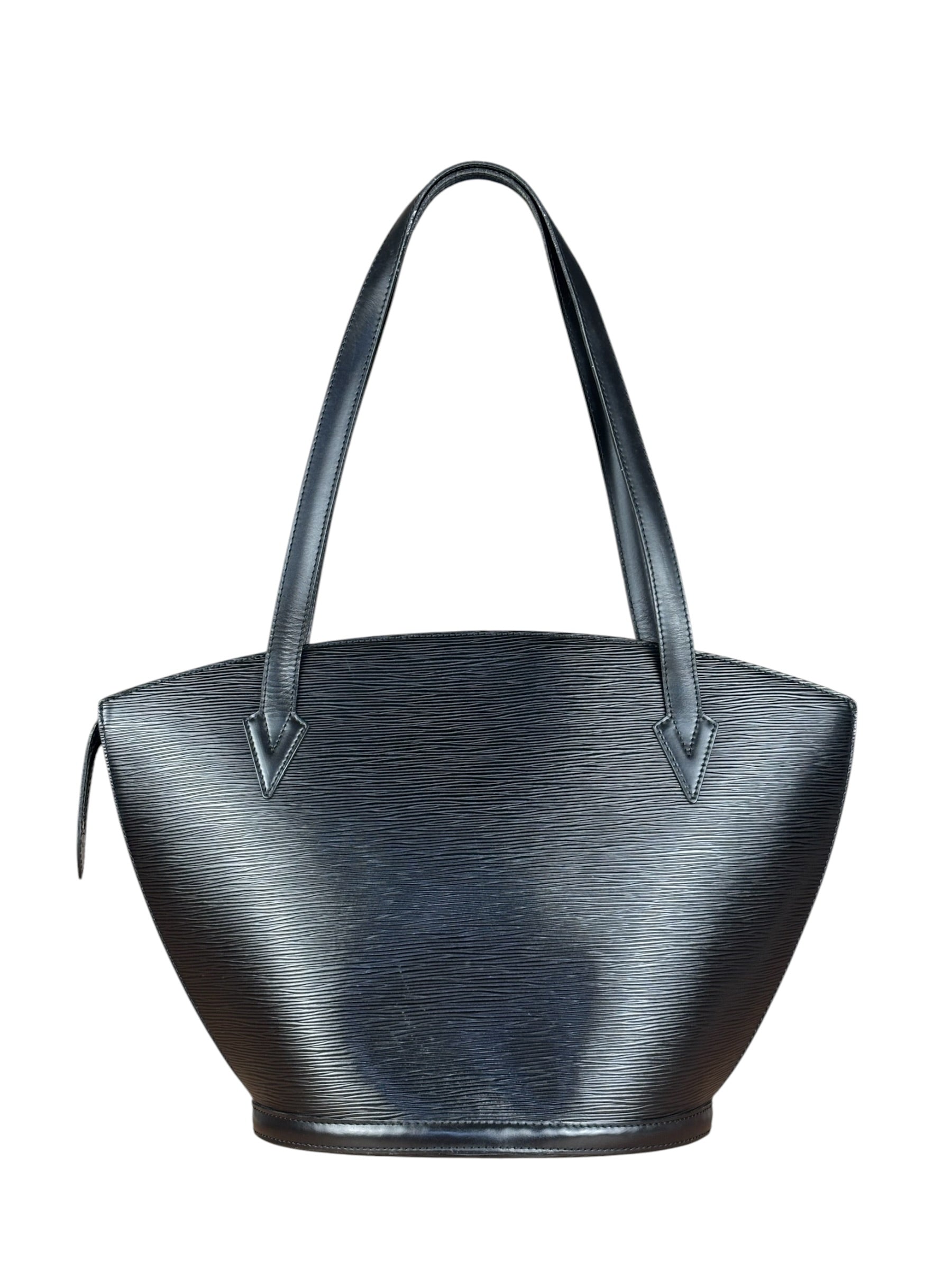 Louis Vuitton Vintage Black Epi Saint Jacques