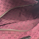Loewe Black Patent Leather Anagram Glitter Nappa Aire Handbag