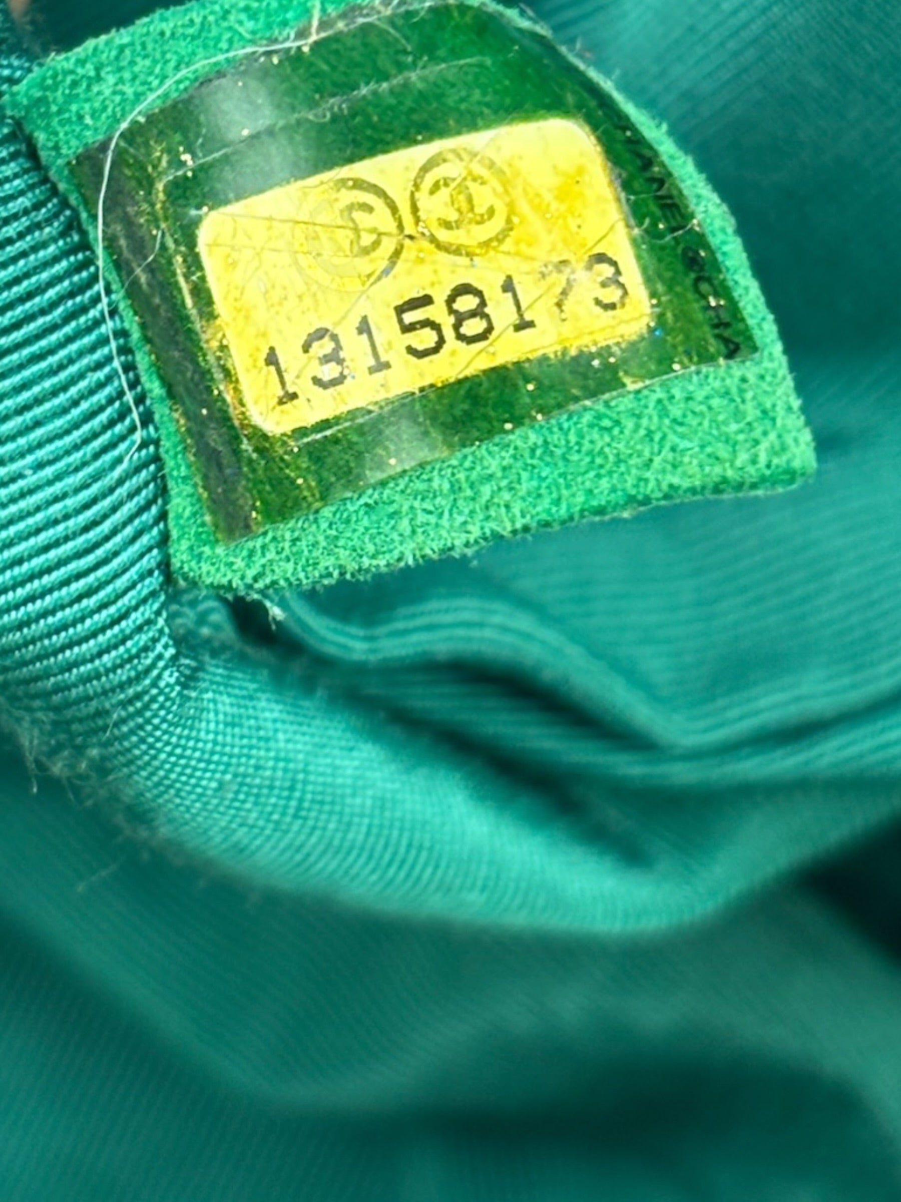 Chanel Green Tweed Easy Reissue Flap Bag 2009