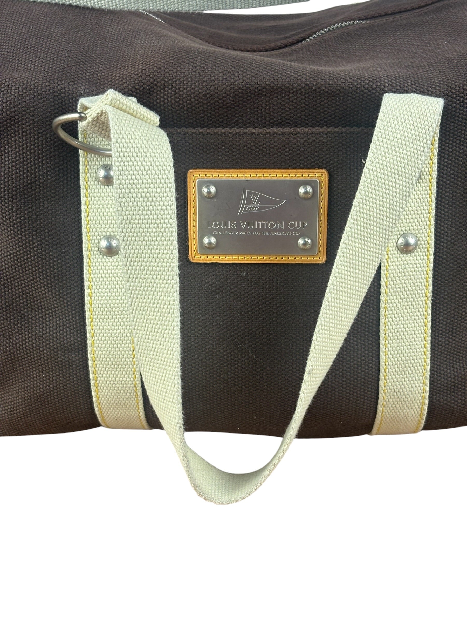 Louis Vuitton Brown Antigua Cabas Shoulder Bag GM