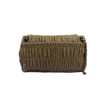 Prada Beige Nappa Leather Gaufre Chain Shoulder Bag
