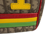 Christian Dior Vintage Monogram Rasta Trotter Messenger Bag