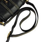 Gucci Black Leather Snaffle Bit Shoulder Bag