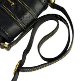 Gucci Black Leather Snaffle Bit Shoulder Bag