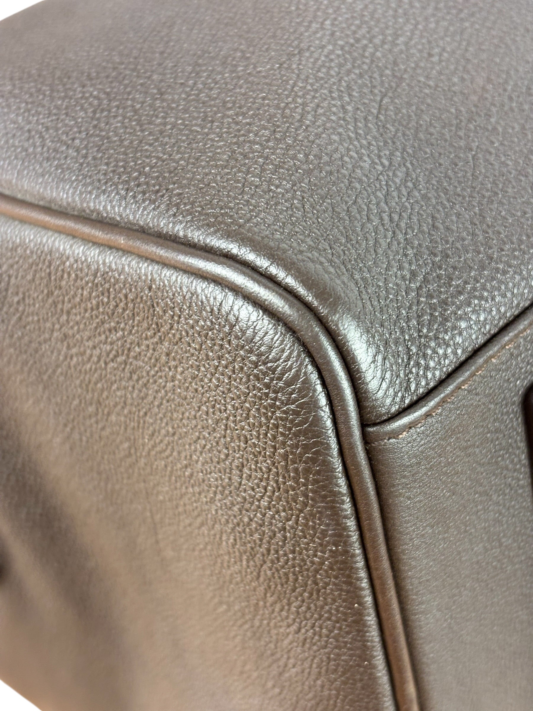 Louis Vuitton Chocolate Calfskin Sofia Coppola Duffel Bag